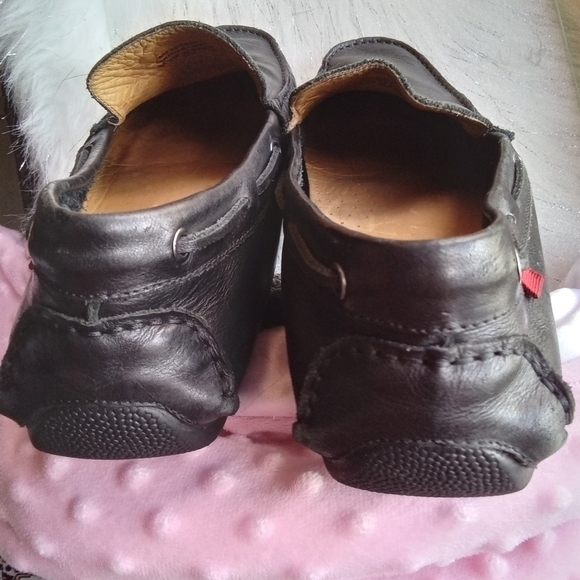 Marc Joseph Slip-on Black Leather Shoes Made in Brazil Men Size 11.5